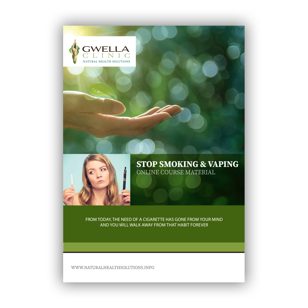 Purchase and download our "Quit Smoking & Vaping" online course from Gwella Clinic - Natural Healing Solutions